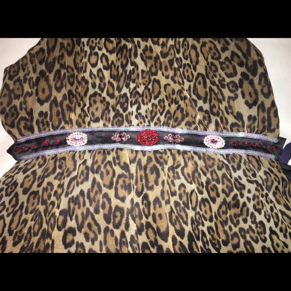 Silk European designer dress - Picture 3 of 6